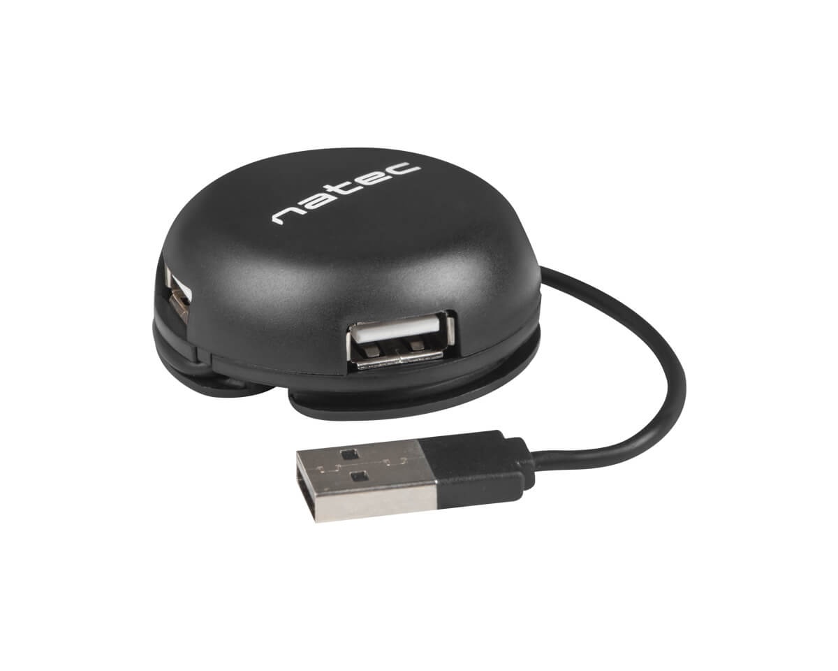 USB-C-hubb med 4 portar och 100 W pass-through-strömförsörjning - 2x USB-A  + 2x USB-C - 5 Gbps - 30 cm lång kabel - Bärbar USB Type-C till