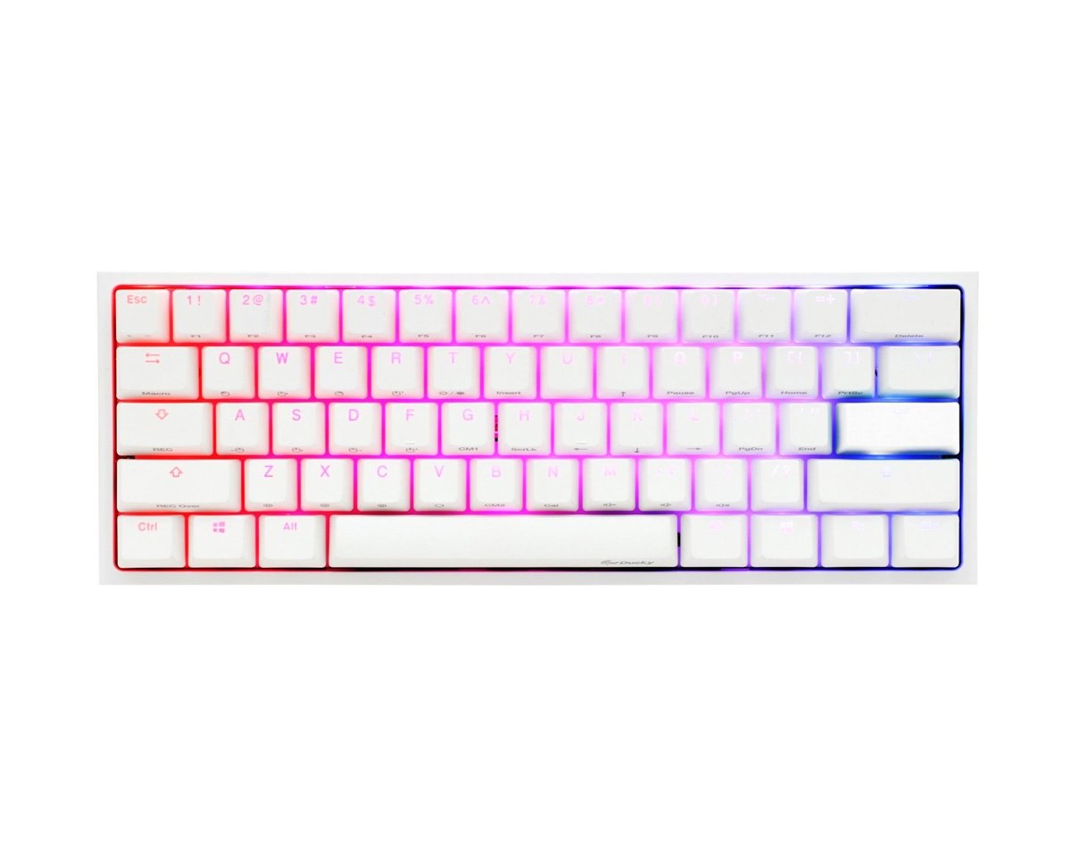 Kop Ducky One 2 Mini Rgb Pure Vit Tangentbord Mx Black Pa Maxgaming Se