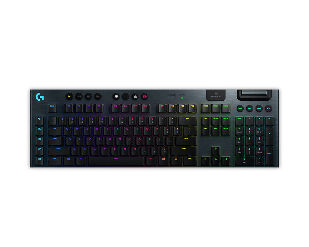 Logitech G915 LIGHTSPEED Wireless RGB Mechanical Gaming outlet GL Clicky Keyboard