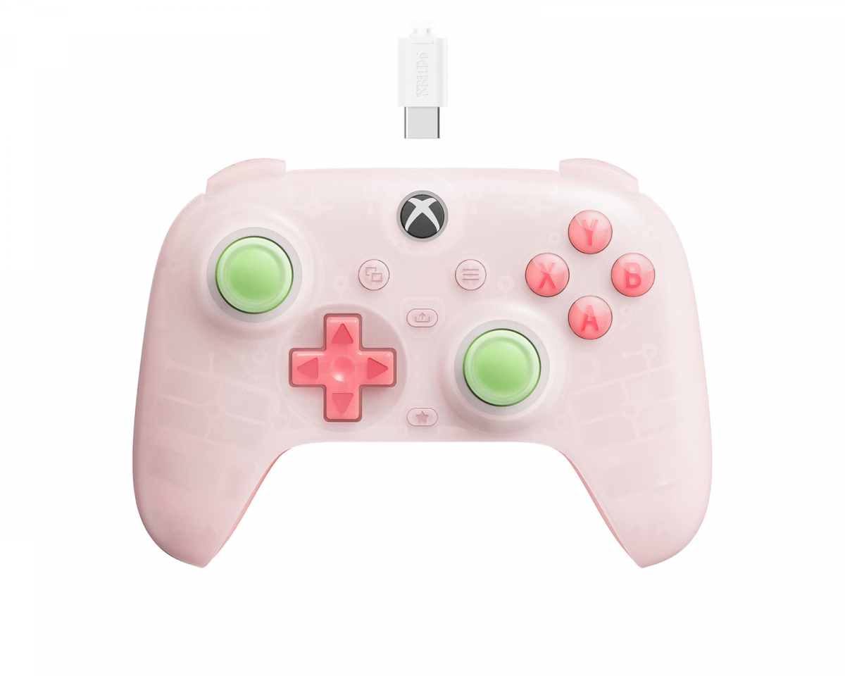 8Bitdo Ultimate Mini Kontroll till Xbox - Clear Pink