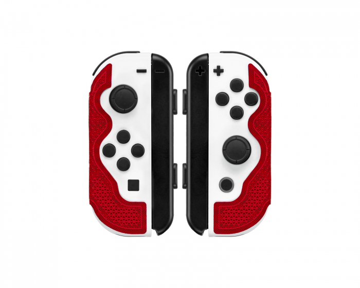 RDS Industries Nintendo Switch Joy-Con Action Grip and Thumb Grips - Red  Textured Silicone - Official Nintendo Licensed Product - Nintendo Switch