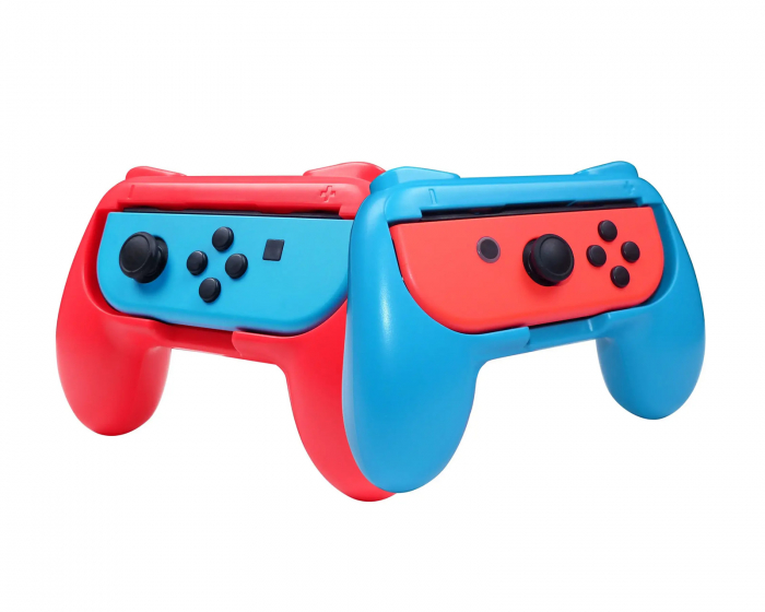 RDS Industries Nintendo Switch Joy-Con Action Grip and Thumb Grips - Red  Textured Silicone - Official Nintendo Licensed Product - Nintendo Switch