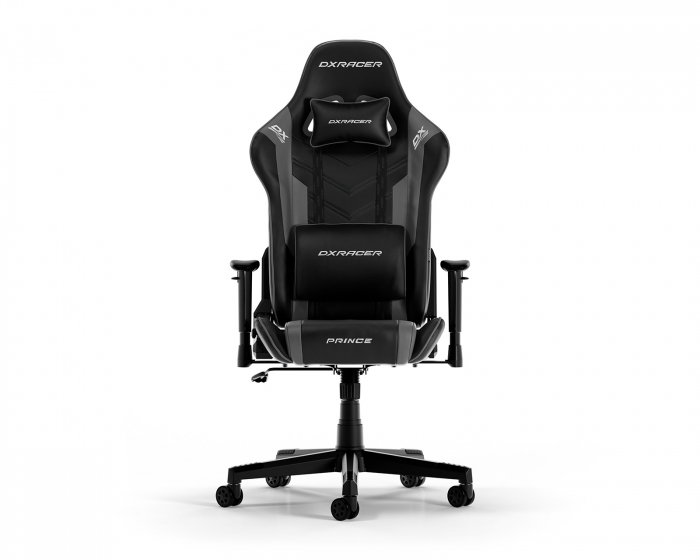 DXRacer PRINCE L Svart & Grå PVC Läder