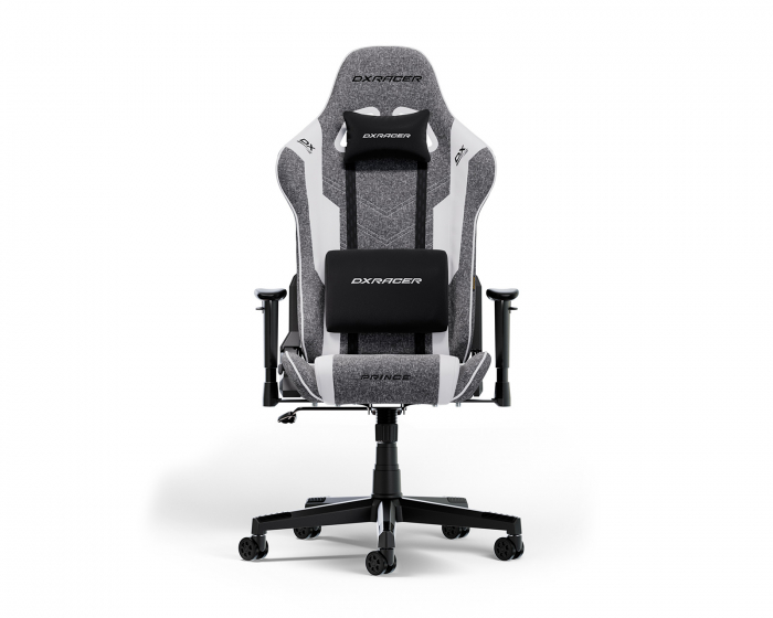 DXRacer PRINCE L Grå & Vit Tyg