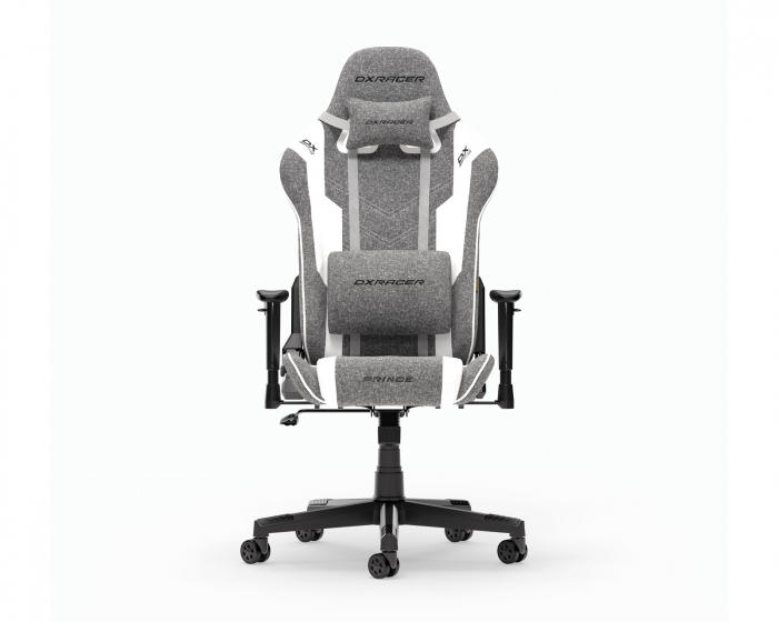 DXRacer PRINCE L Grå & Vit Tyg