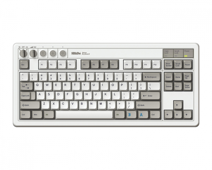 8Bitdo Retro Mechanical Keyboard - Trådlöst Tangentbord ANSI - M Edition