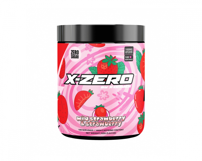 X-Gamer X-Zero Wild Strawberry & Strawberry - 100 Serveringar