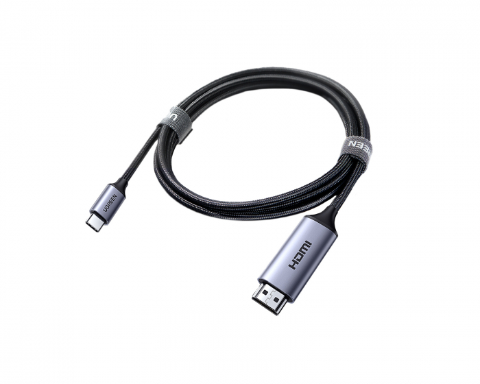 UGREEN USB-C till HDMI Aluminiumkabel 4K@60Hz - 1.5 m - Grå/Svart