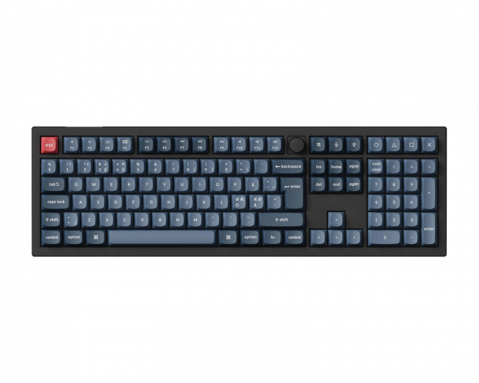 Keychron V6 Max QMK RGB Hotswap Trådlöst Tangentbord [Gateron Jupiter Red] - ISO