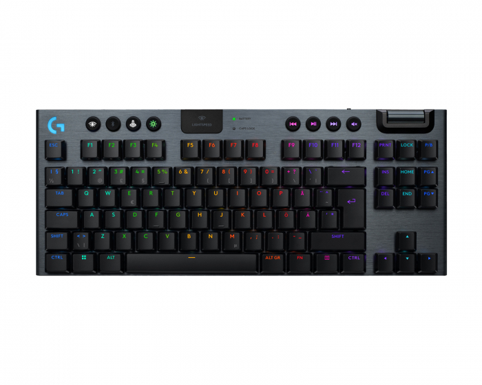 Logitech G915 X TKL Lightspeed Trådlöst Gaming Tangentbord [Linear] - Svart