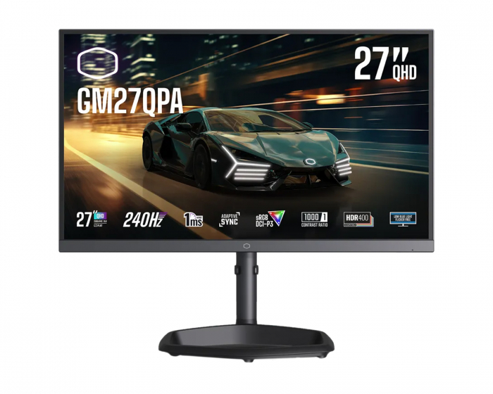 Cooler Master GM27QPA 27” QHD 240Hz IPS Gamingskärm