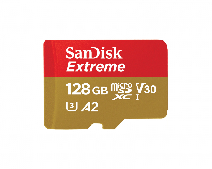 SanDisk Extreme microSDXC Minneskort - 128GB