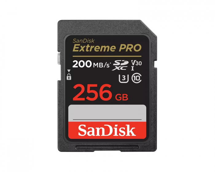 SanDisk Extreme PRO SDXC Minneskort - 256GB SD Kort