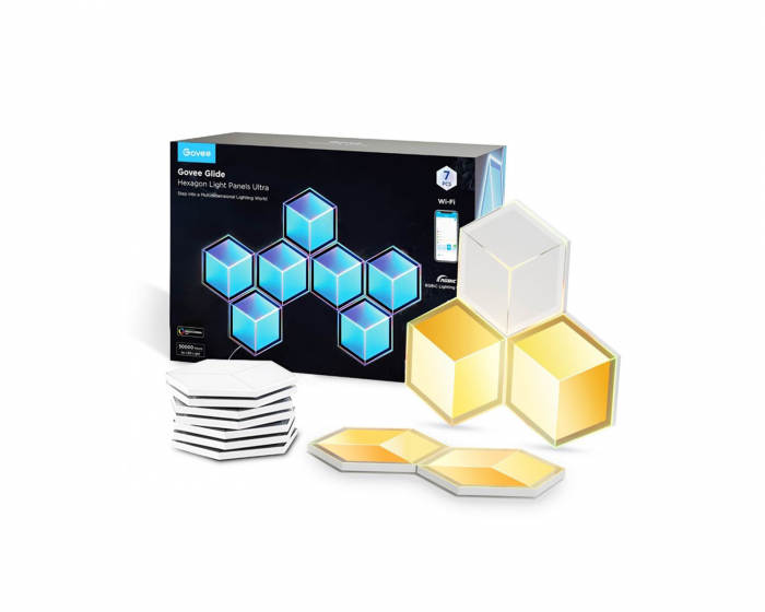 Govee Glide Hexagon Ultra Ljuspaneler 7-pack