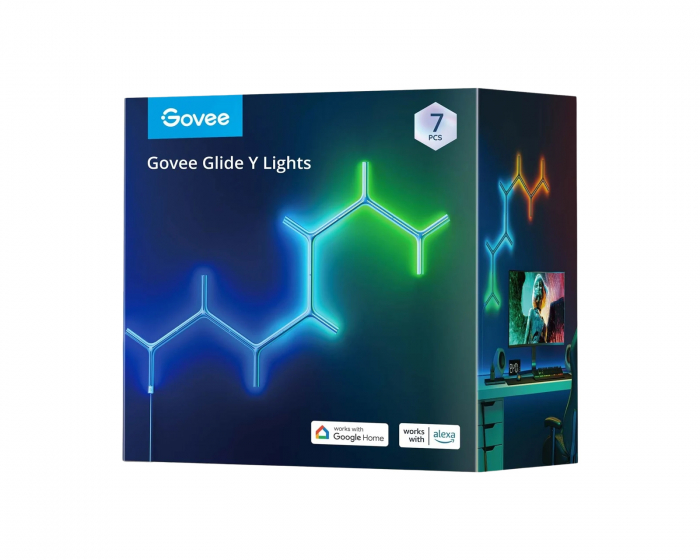 Govee Y-Shape Ljuspaneler 7-pack