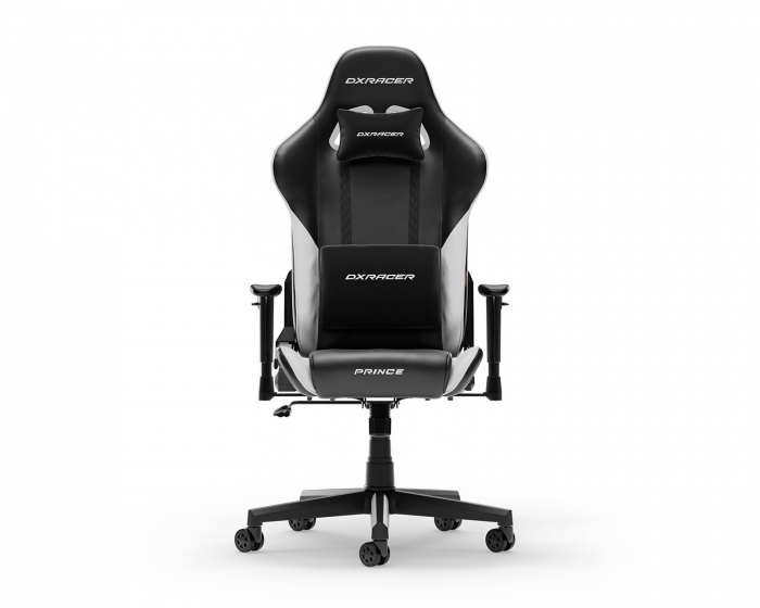 DXRacer PRINCE L Svart & Vit PVC Läder