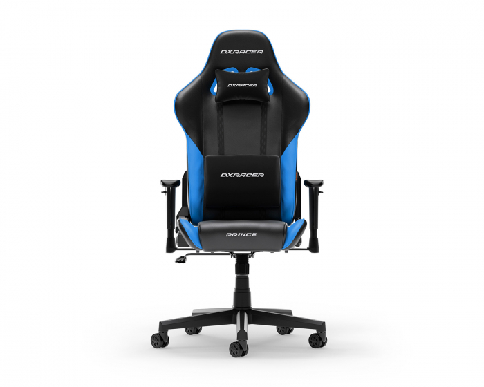 DXRacer PRINCE L Svart & Blå PVC Läder