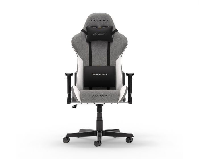 DXRacer FORMULA L Grå & Vit Tyg