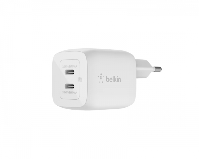 Belkin Boost Charge 45W USB-C Väggladdare - Vit