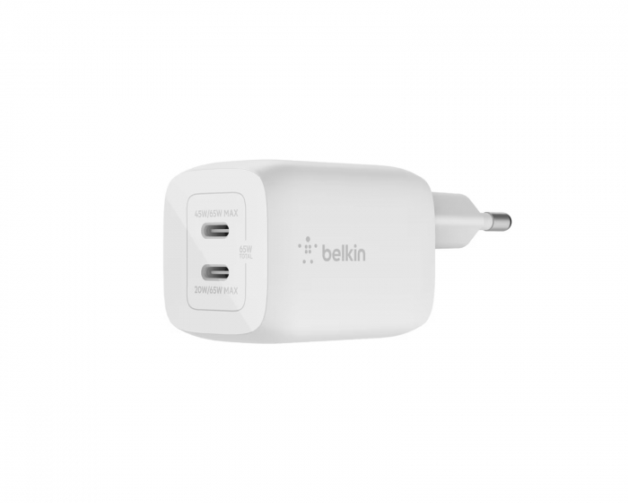 Belkin Boost Charge 65W USB-C Väggladdare - Vit