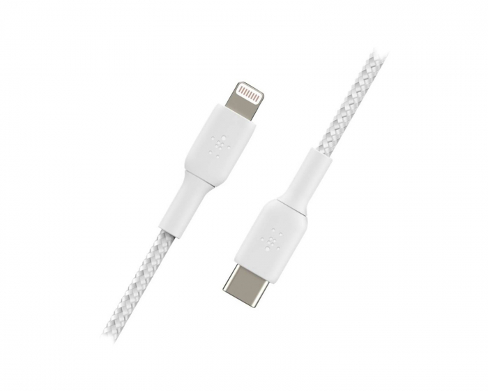 Belkin USB-C till Lightning Kabel - 2m - Vit