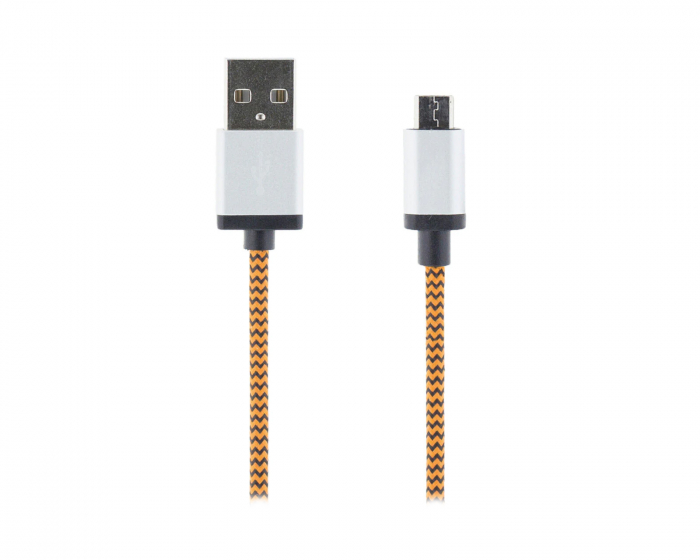 STREETZ USB-A till USB Micro-B - 1m - Orange