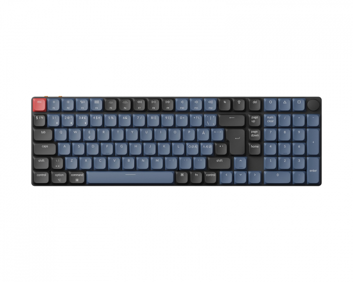 Keychron K17 Pro QMK/VIA RGB Hotswap Low Profile Tangentbord [Blue]