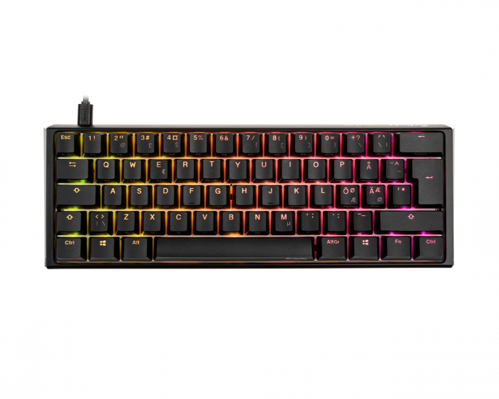 Ducky ONE 3 Mini Classic RGB Tangentbord [Baby Kangaroo] - Svart/Vit