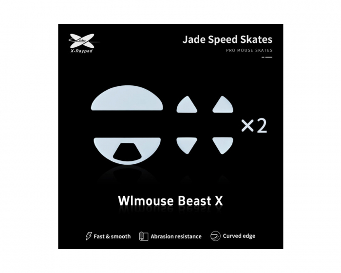 X-raypad Jade Mouse Skates till WLmouse Beast X