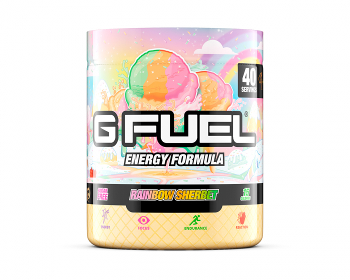 G FUEL Rainbow Sherbet - 40 Serveringar