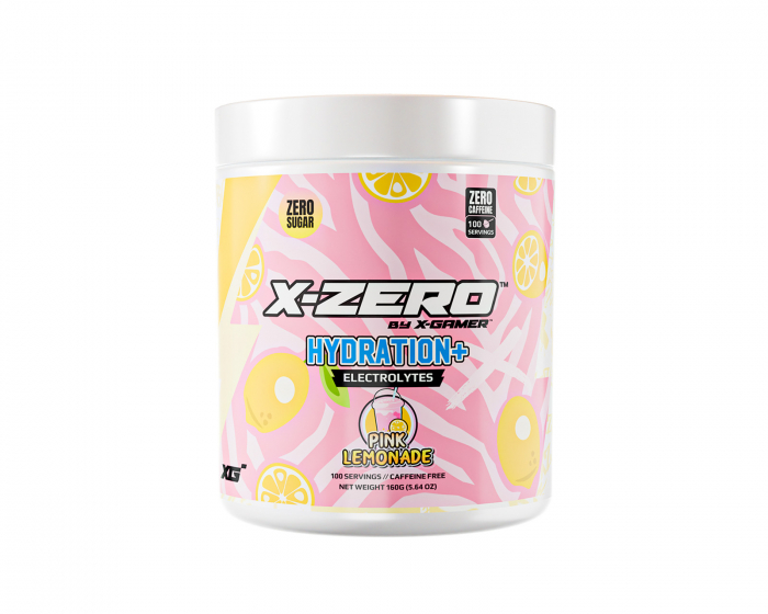 X-Gamer X-Zero Hydration+ Pink Lemonade - 100 Serveringar