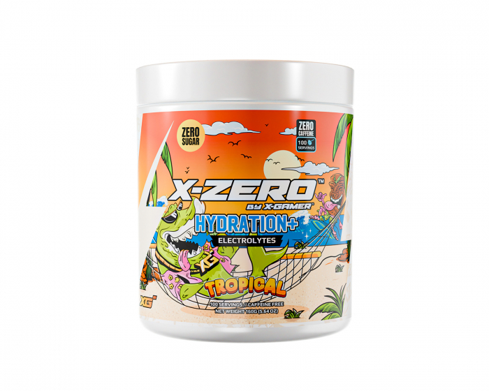 X-Gamer X-Zero Hydration+ Tropical - 100 Serveringar