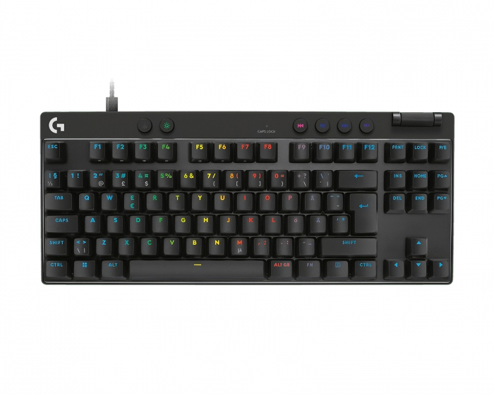 Logitech Pro X TKL Rapid Trådbundet Gaming Tangentbord [Linear] - Svart