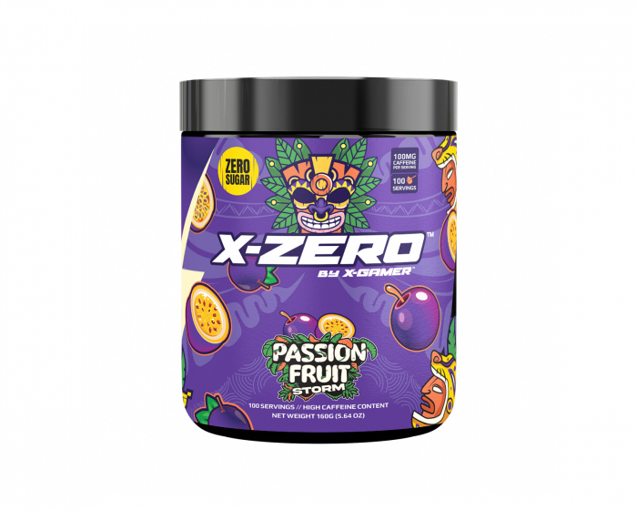 X-Gamer X-Zero Passion Fruit Storm - 100 Serveringar