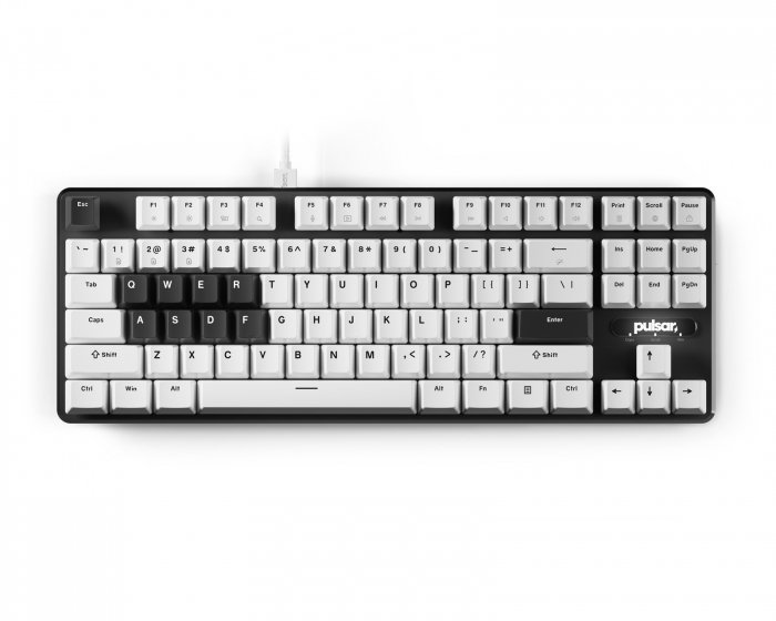 Pulsar PCMK 2 HE TKL Mekaniskt Tangentbord ANSI - Vit