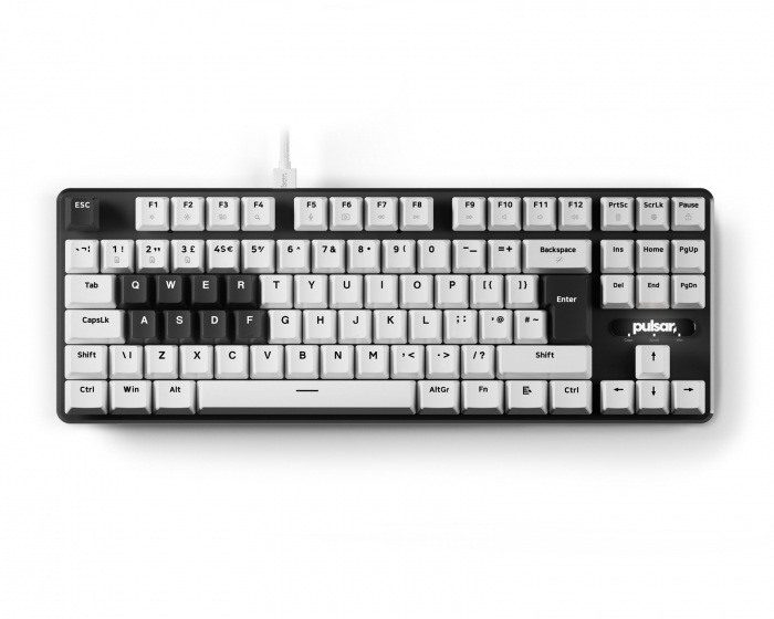 Pulsar PCMK 2 HE TKL Mekaniskt Tangentbord ISO - Vit