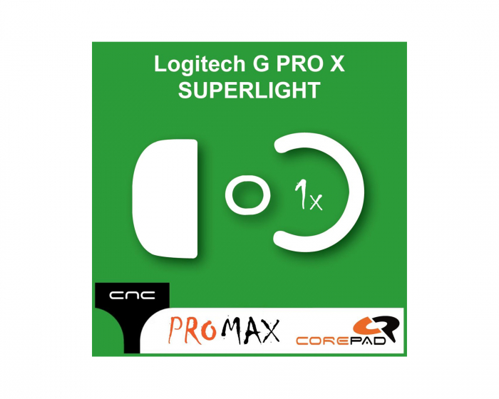 Corepad Skatez PRO MAX till Logitech G Pro X Superlight