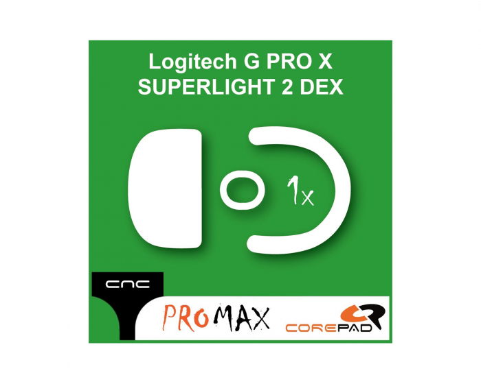 Corepad Skatez PRO MAX till Logitech G Pro X Superlight 2 DEX