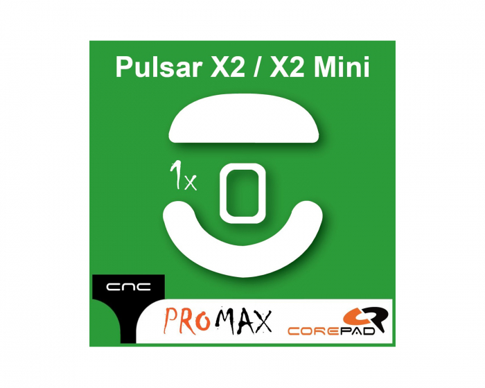 Corepad Skatez PRO MAX till Pulsar X2/X2 Mini/X2V2/X2V2 Mini/X2A/X2A Mini/X2H/X2H Mini