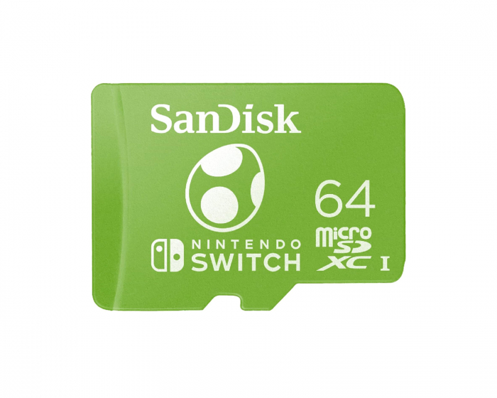 SanDisk microSDXC Minneskort för Nintendo Switch - 64GB - Yoshi Edition