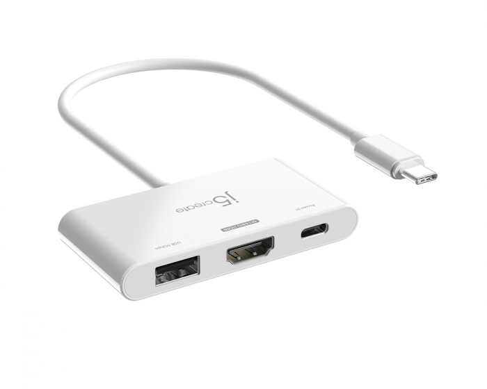 j5create USB-C till 4K HDMI Adapter - USB-A - USB-C 100W PD