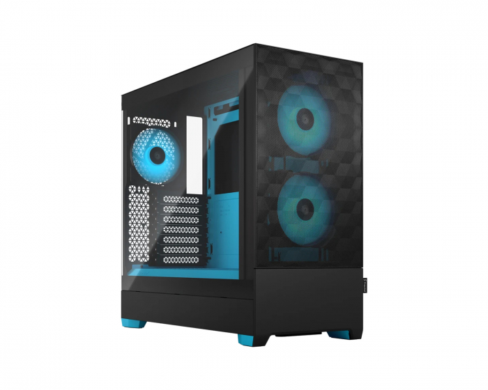 Fractal Design Pop Air RGB TG - Svart/Cyan