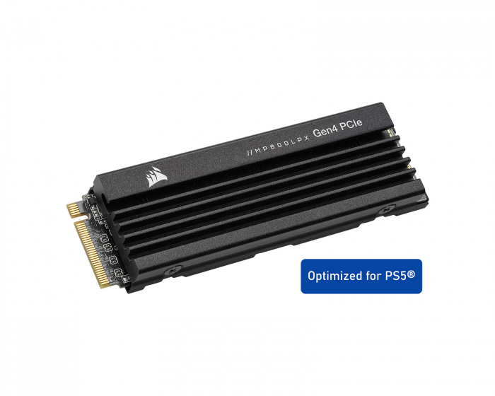 Corsair MP600 PRO LPX PCIe Gen4 x4 NVMe M.2 SSD för PS5/PC - 8TB