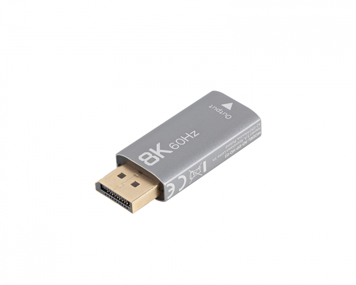 Lanberg DisplayPort till HDMI Adapter 8K - Silver