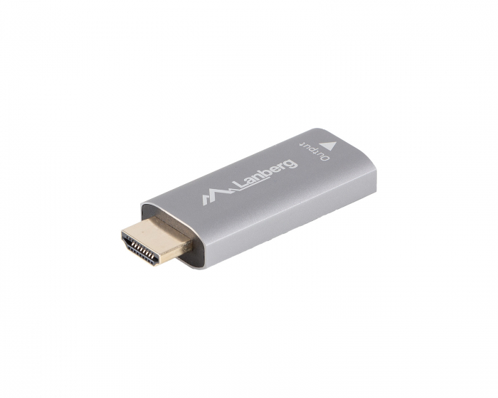 Lanberg HDMI till DisplayPort Adapter 4K - Silver