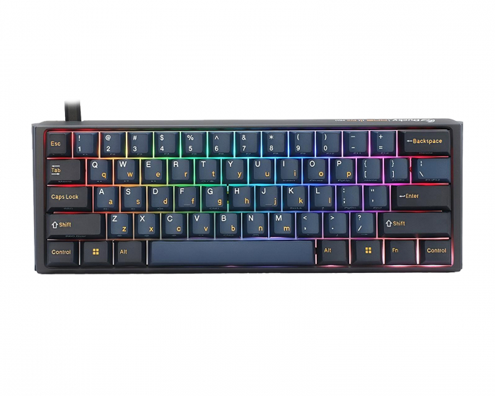 Ducky One 3 Pro Mini Nazca Line RGB Tangentbord [MX2A Blue] - Svart