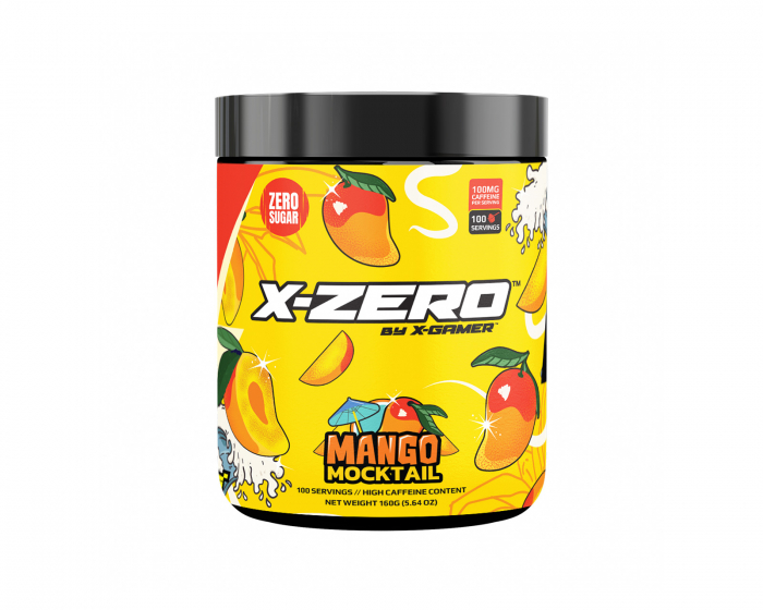 X-Gamer X-Zero Mango Mocktail - 100 Serveringar