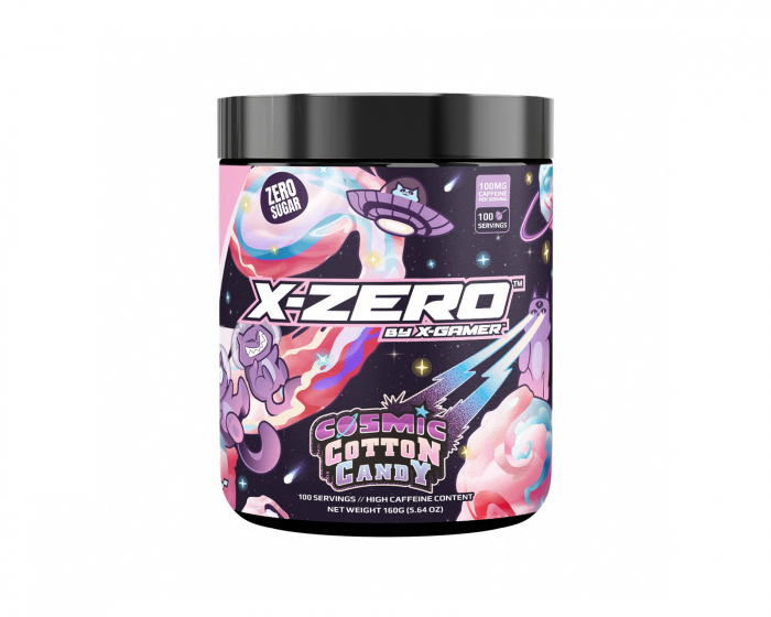 X-Gamer X-Zero Cosmic Cotton Candy - 100 Serveringar