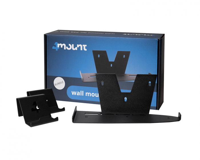 4mount Väggfäste Bundle för PS5 Slim - Svart