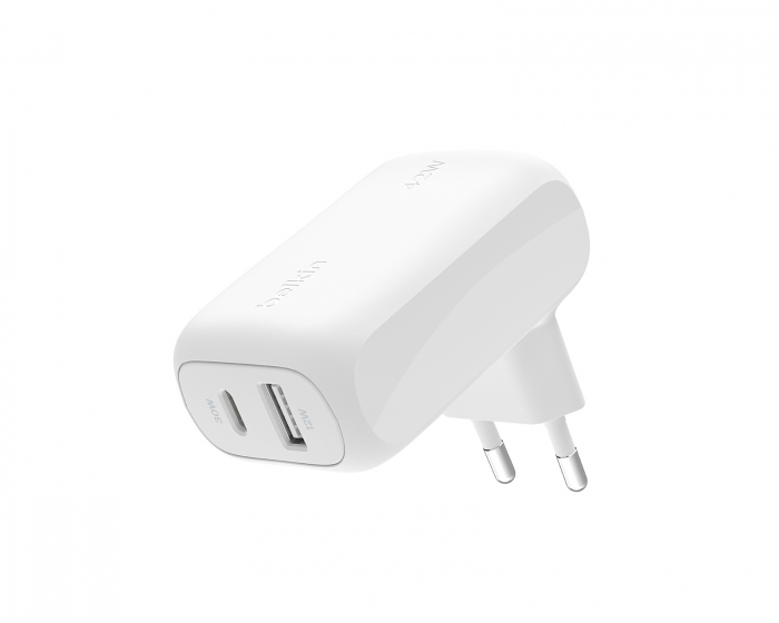 Belkin Boost Charge 42W USB-C & USB-A Väggladdare - Vit